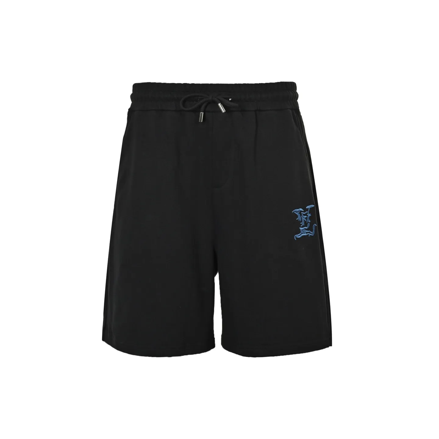 Louis Vuitton/Louis Vuitton 26ss Blue letter logo embroidered shorts